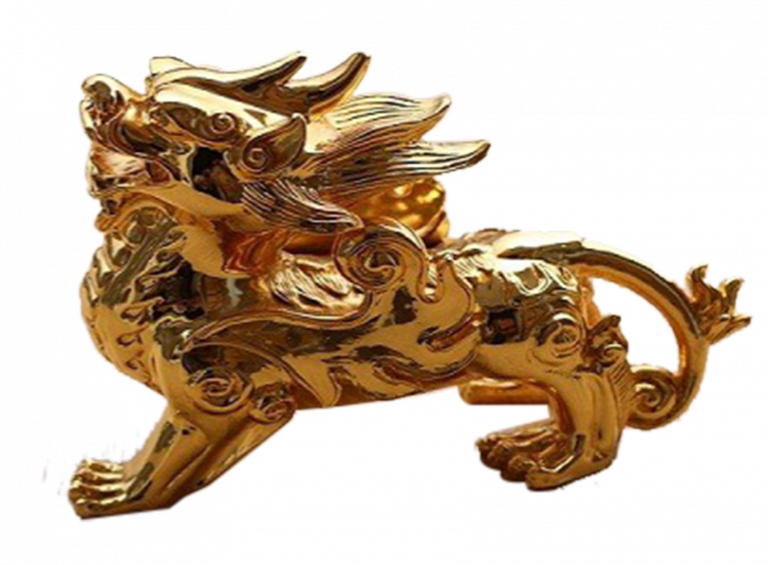 Mascot statue